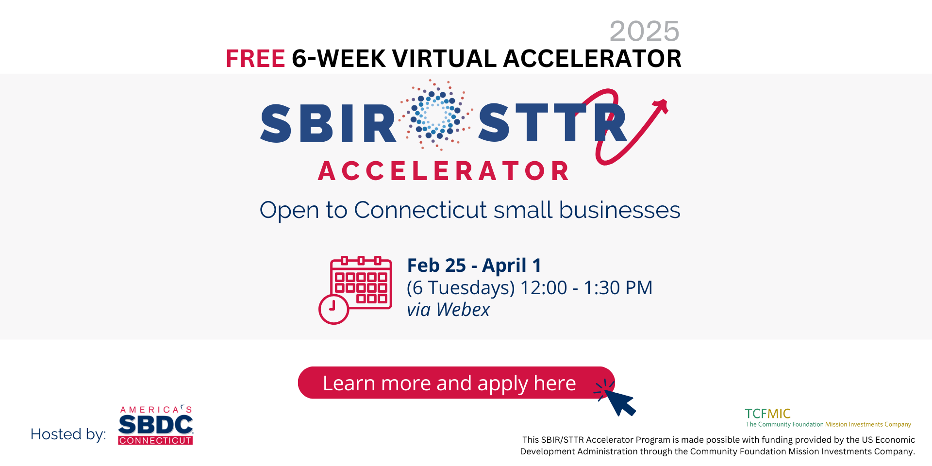 SBIR/STTR ACCELERATOR STARTING FEB 25