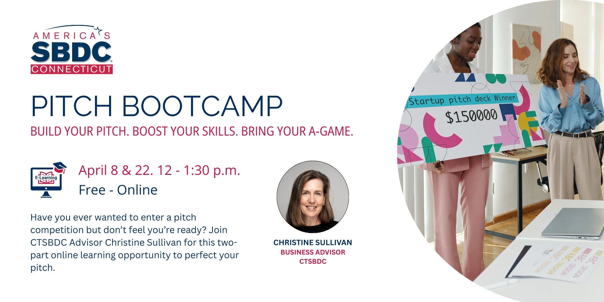 Promotional image for Pitch Bootcamp