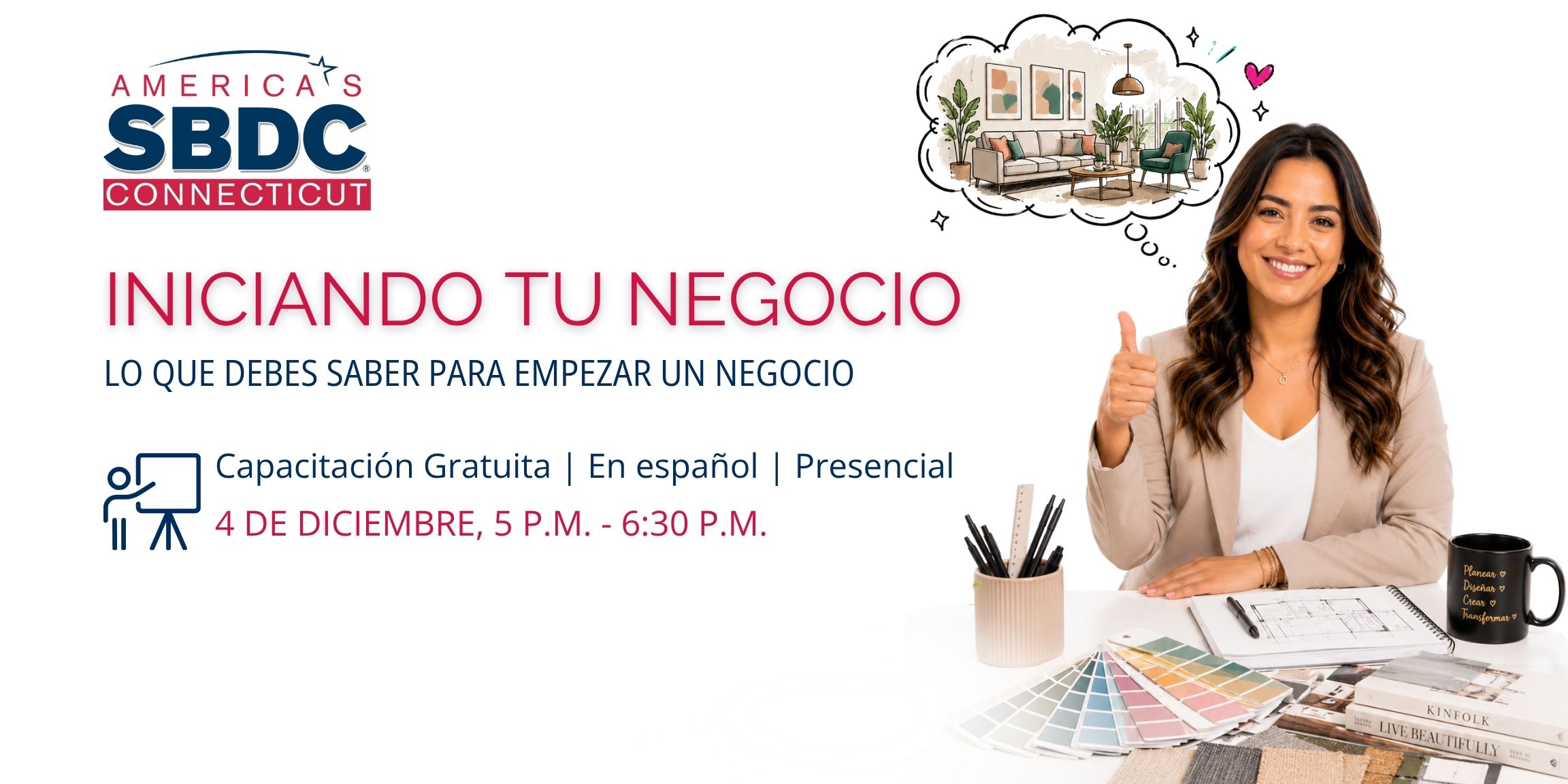 Promotional Image for "Iniciando to Negocio" workshop