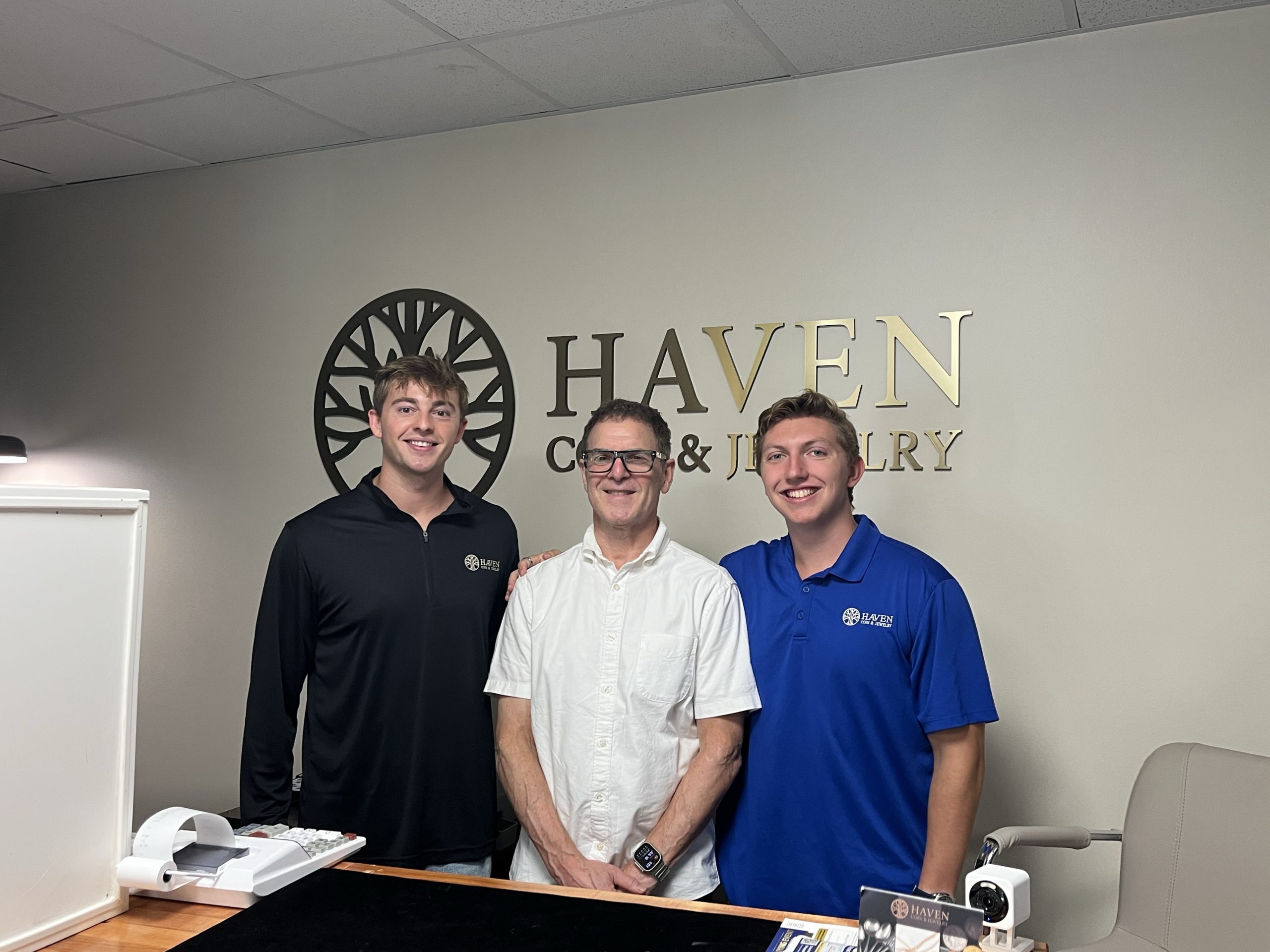 CTSBDC Advisor Dean Schwartz with his clients from Haven Coin & Jewelry